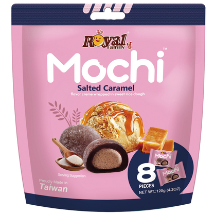 Močiai ROYAL FAMILY, sūrios karamelės skonio, 120 g