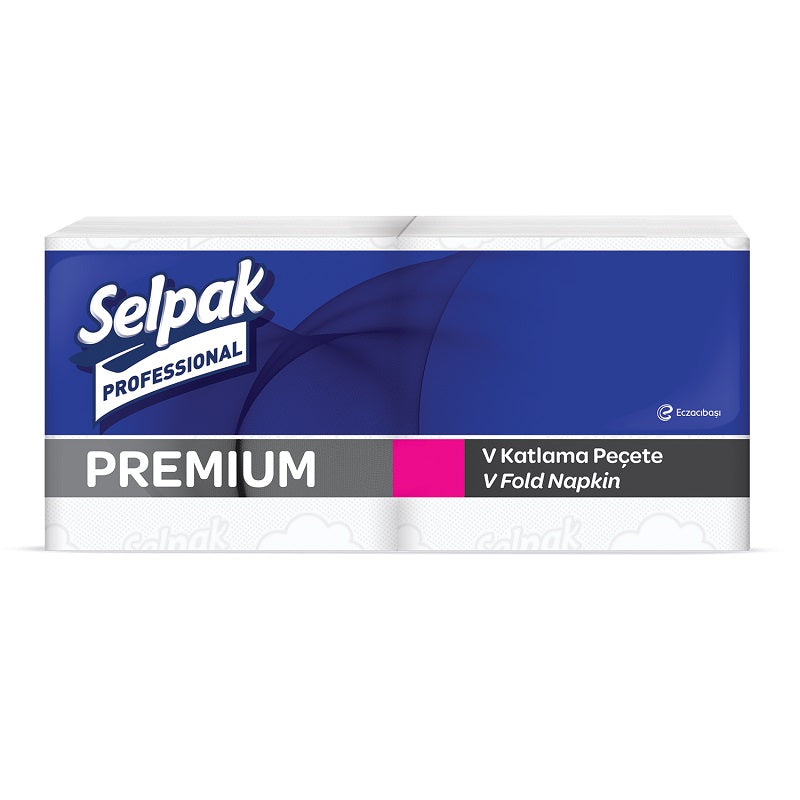Table napkins SELPAK PRO Premium V-Fold, for dispensers, 1 sheet, 250 sheets