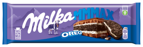 Šokoladas MILKA Oreo, pieniškas, 300 g
