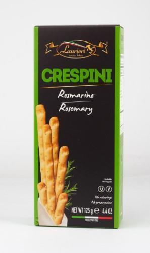 Breadsticks grissini LAURIERI, with rosemary, 125 g