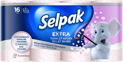 Tualetinis popierius SELPAK Deluxe Re-Fresh, 130 lapų, 3 sluoksniai, 16 vnt.