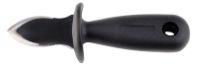 Oyster knife, sharpened, with guard, stainless steel/plastic, L 15 cm, pcs.