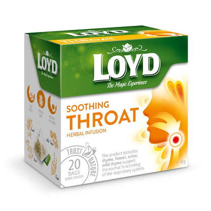 Tea LOYD Soothing For Throat, 20x2g