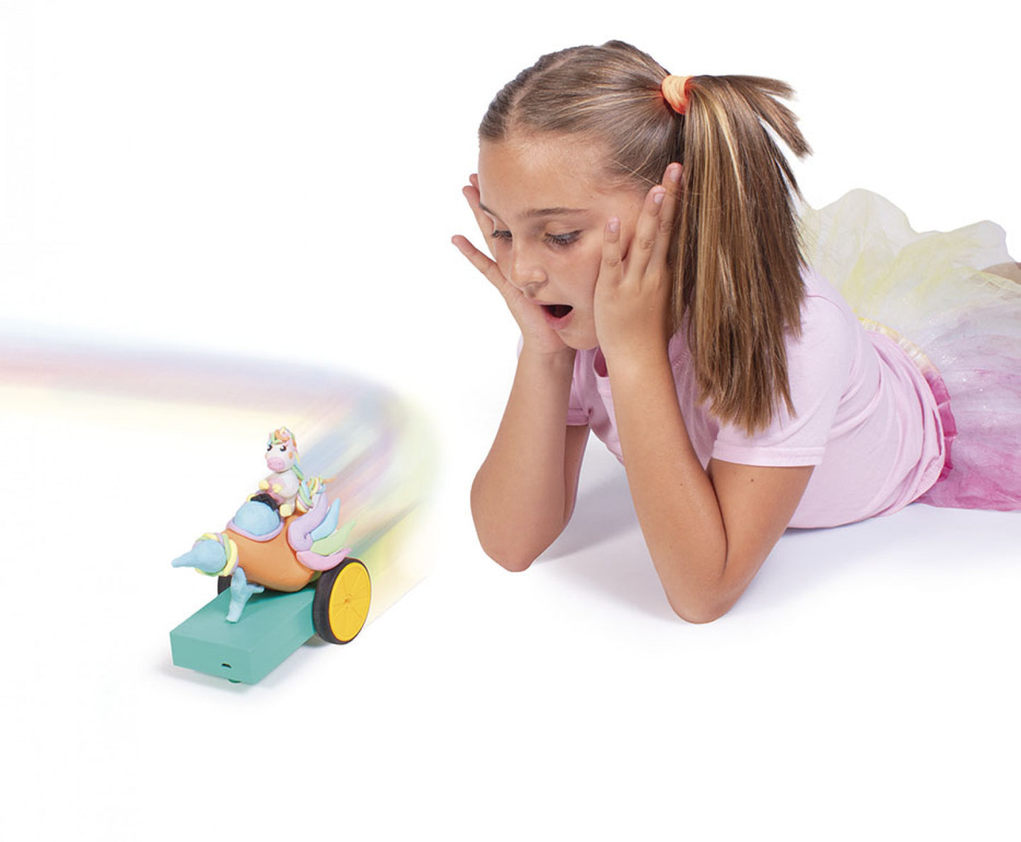 Crazy racing cars JOVITECH set. Pastel colors