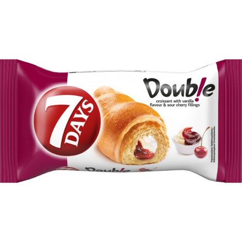 7 DAYS croissant, with vanilla and cherry filling, 60 g
