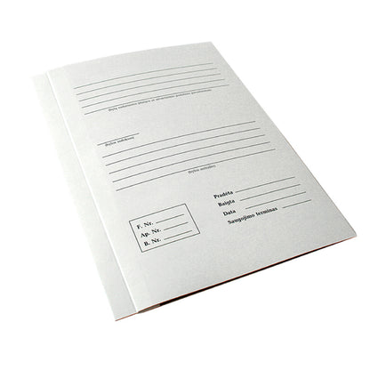 Archival folder SMLT, A4, glued spine, with ties BYLA, 300 g, 4 cm