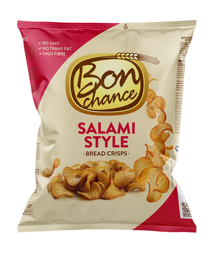 BON CHANCE bread crisps, with salami, 120 g