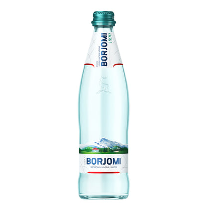 Mineral water BORJOMI 0.5 L, glass bottle D