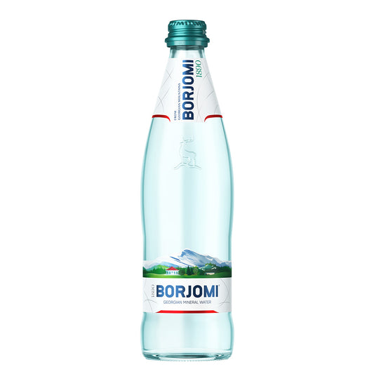 Mineral water BORJOMI 0.5 L, glass bottle D