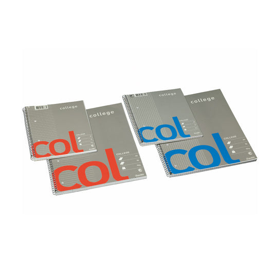 Spiral notebook Bantex COLLEGE, A4+, 70 sheets, with squares