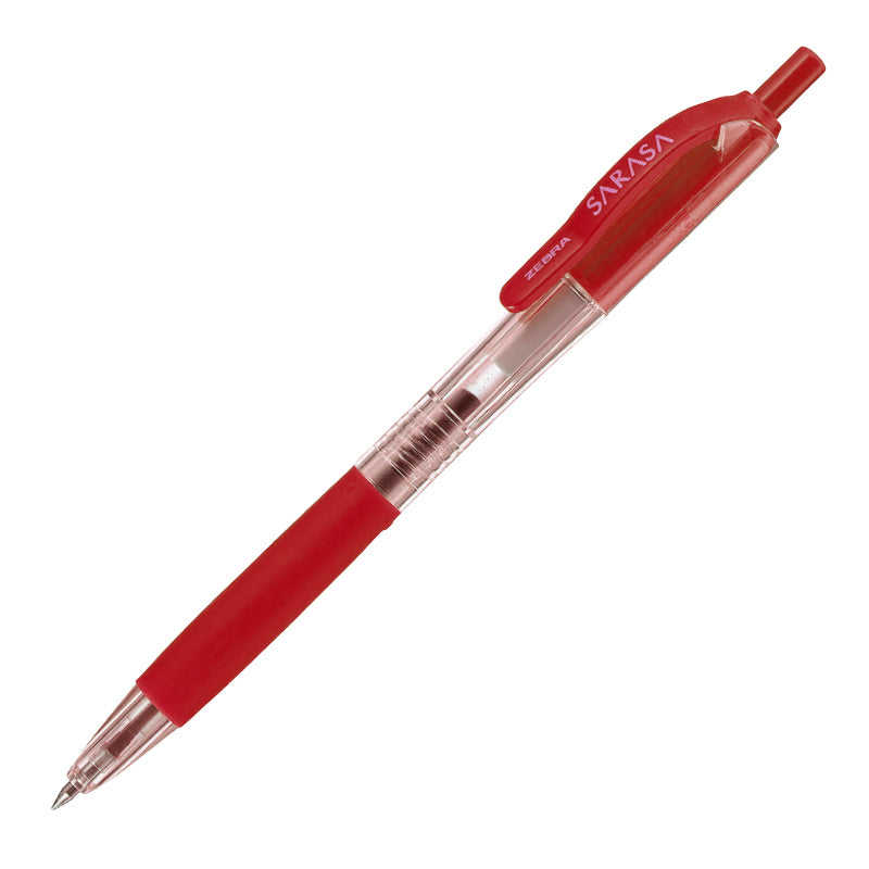 Rašiklis ZEBRA SARASA, 0,5 mm, RAUDONA