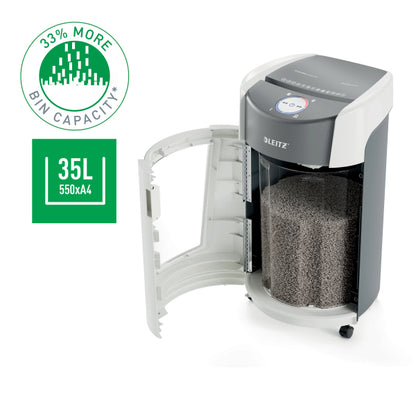 Document shredder Leitz IQ OptiMax Office P5, 35L, white