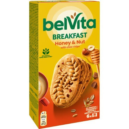 Sausainiai BELVITA, su riešutais ir medumi, 300 g